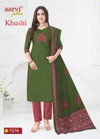 Khushi Vol 2 By Aarvi Cotton Kurti With Bottom Dupatta Suppliers In India